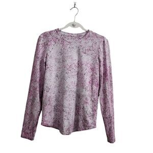 Lululemon Top Love Long Sleeve Cirrus Wash Alpine Lunar Rock Vivid Plum Shirt‎